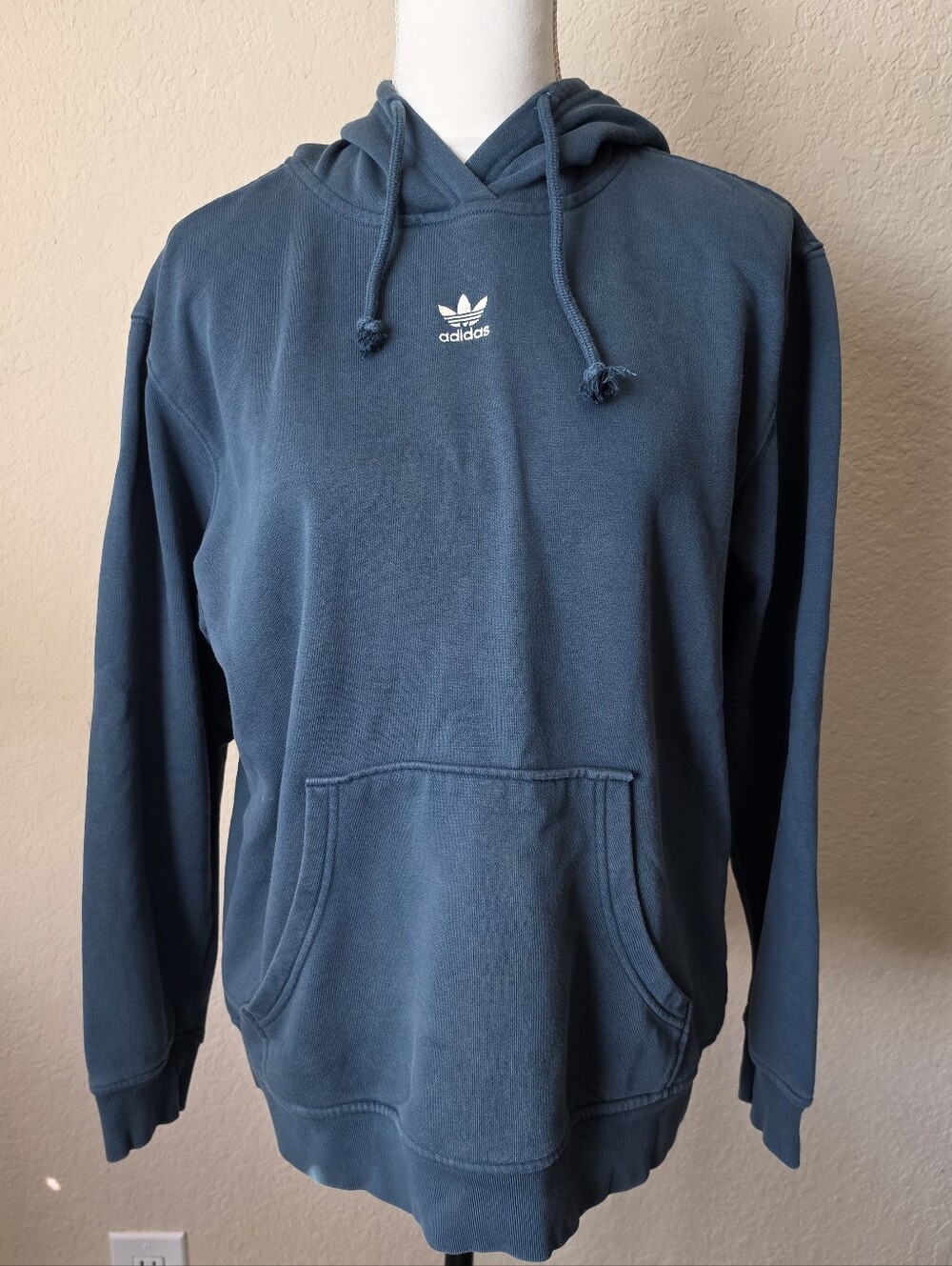 Adidas Originals Slate Blue Trefoil HoodAdidas Men's Teal Blue Hooded Sweatshirt